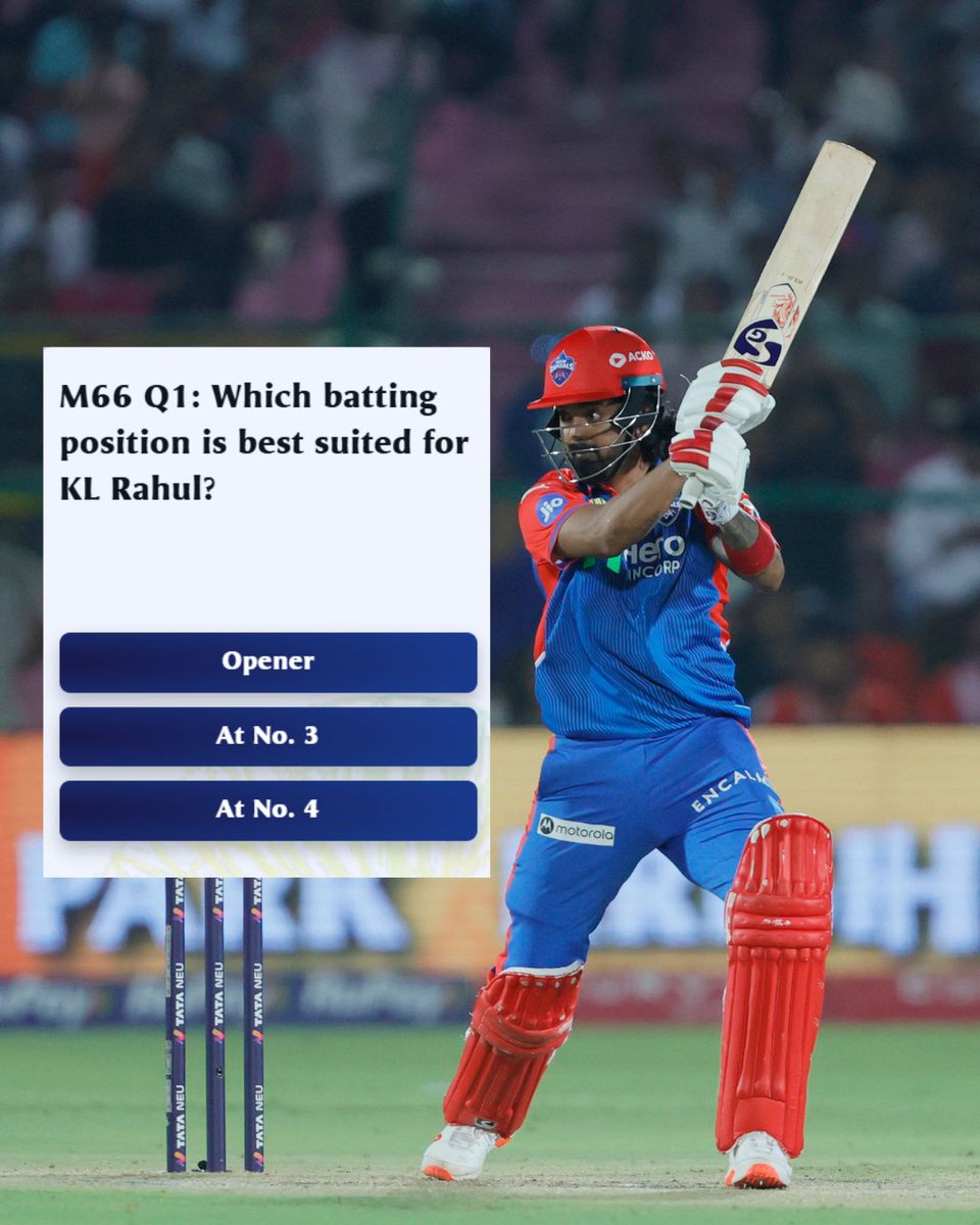 What do you reckon? 🤔

Vote Now ▶️ iplt20.com/fan-poll  

#TATAIPL | #PBKSvDC | <a href="/klrahul/">K L Rahul</a>