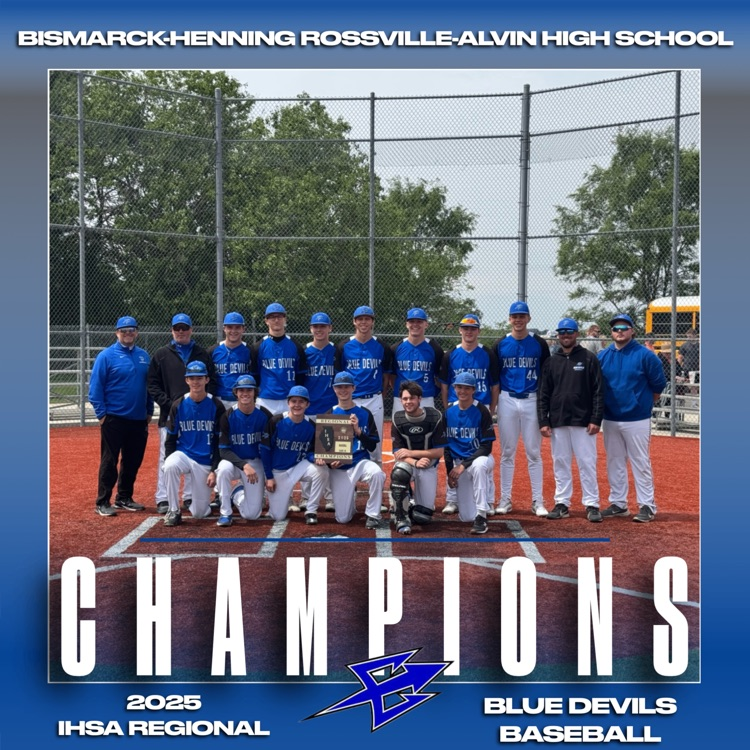 Blue Devils win the Regional Championship over the Westville Tigers, 4-3! ⚾️🧢

Great job boys! Go Blue Devils!