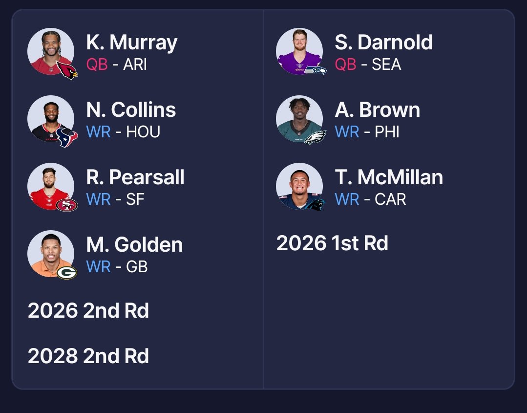 sarath4rays's tweet image. Which Side? #10T #SuperFlex #PPR #Dynasty #NFL