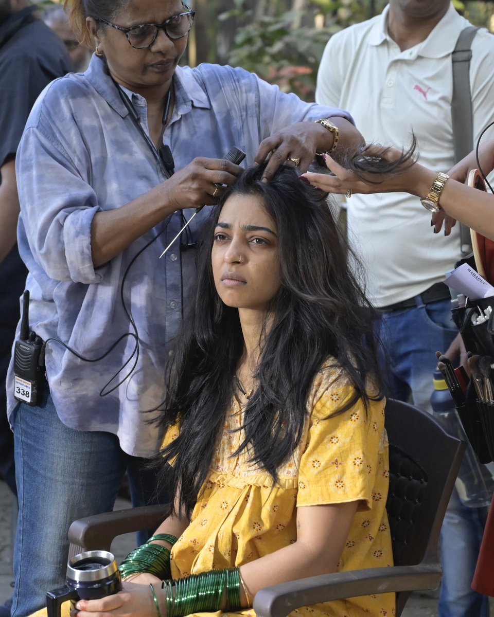 Radhika Apte behind the scenes of SISTER MIDNIGHT. Now playing in Los Angeles.