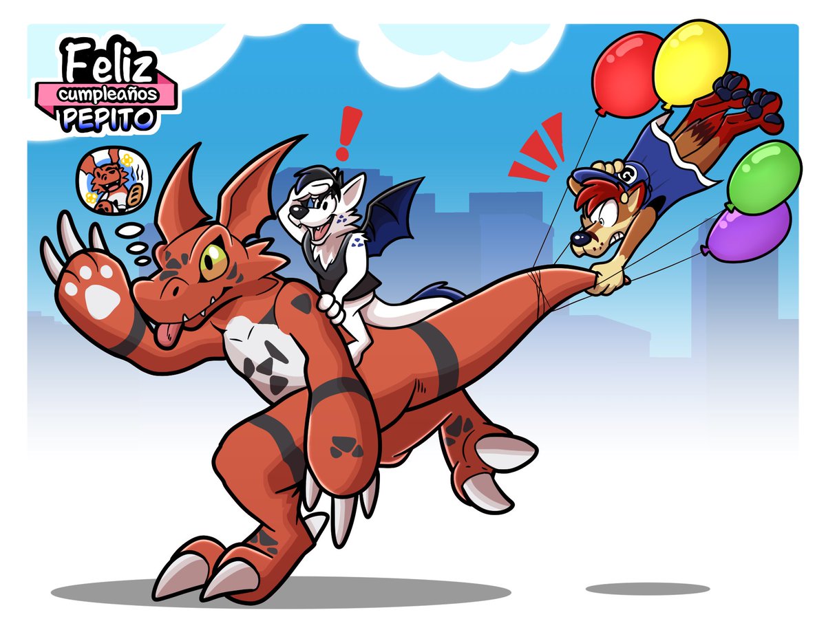 Happy birthday <a href="/WoofDraken/">Pepedramon</a> 🎉🎊 🎈🍾