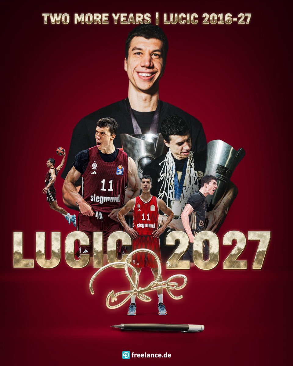 FCBBasketball's tweet photo. TWO MORE YEARS OF LUČA ♥️🤍

#FCBB #WeBallTogether | @freelanceDE wünscht weiterhin viel Spaß im Job https://t.co/5BpwyEtM8j