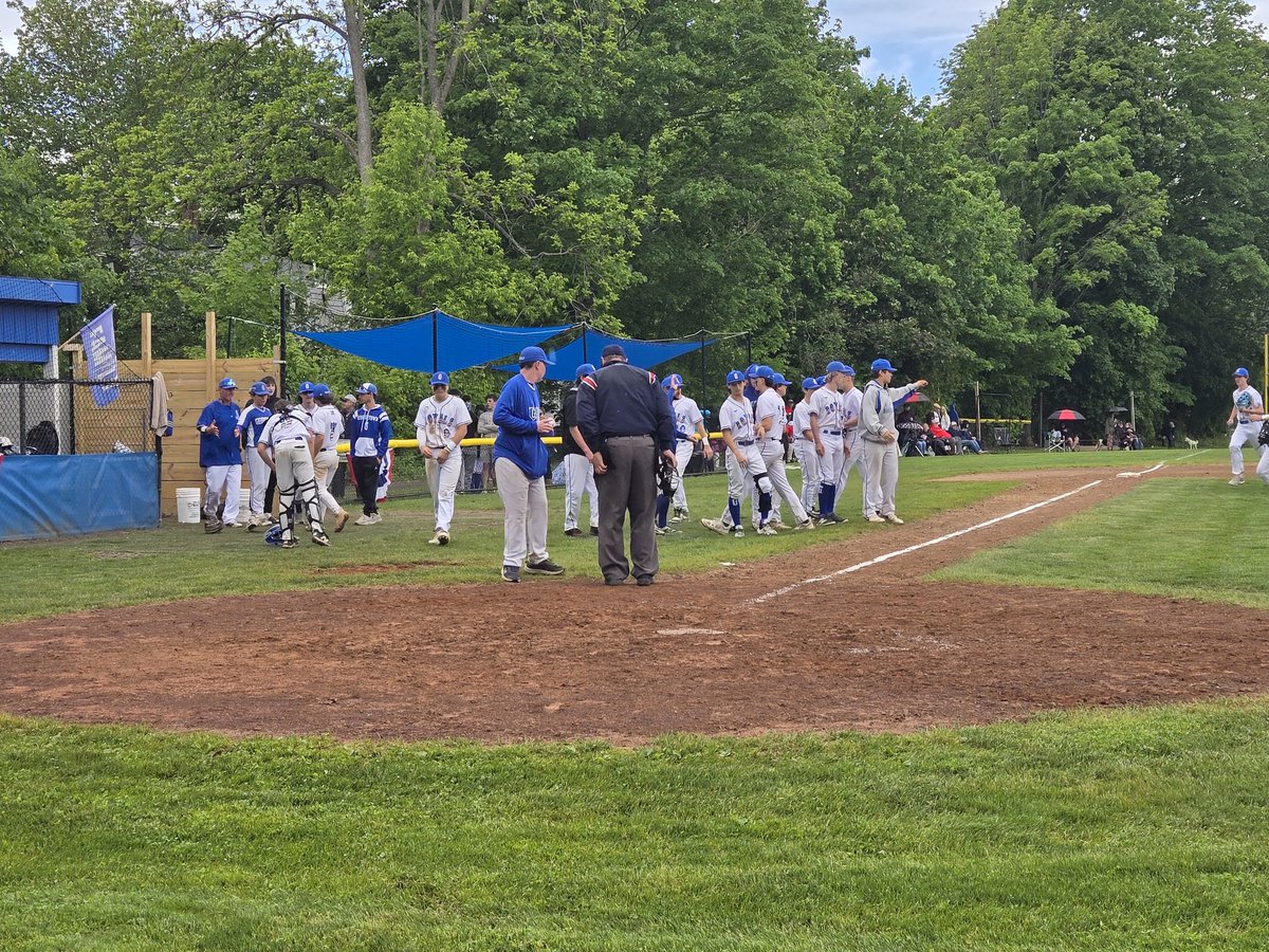Kyle Gaudette (@kgaud123) on Twitter photo Final: <a href="/GMHS_Royals/">Georgetown Royals Athletics</a> 2, Amesbury 0
Southall finishes the complete-game, 4-hit shutout with 10 strikeouts on 113 pitches. The Royals won the Spofford last year for the first time since 2009.
Now tomorrow, they'll have a chance to go back-to-back. Final: <a href="/GMHS_Royals/">Georgetown Royals Athletics</a> 2, Amesbury 0
Southall finishes the complete-game, 4-hit shutout with 10 strikeouts on 113 pitches. The Royals won the Spofford last year for the first time since 2009.
Now tomorrow, they'll have a chance to go back-to-back.