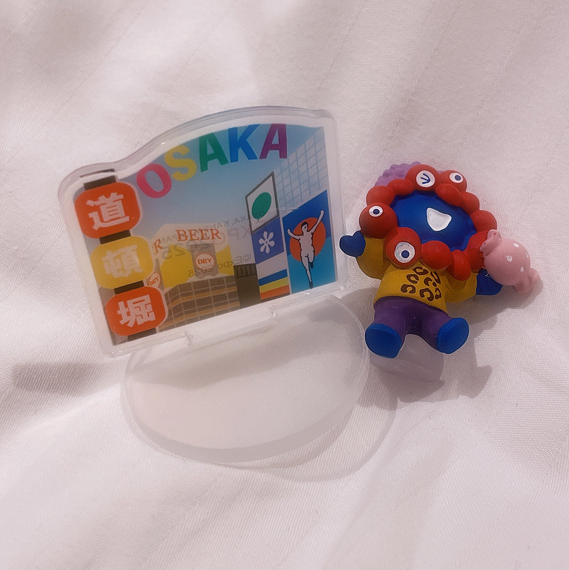 ミャクミャク　クリアフィギュア(レッド×ブルー) EXPO2025 ミャクミャク クリアフィギュア レッド×ブルー | 2025