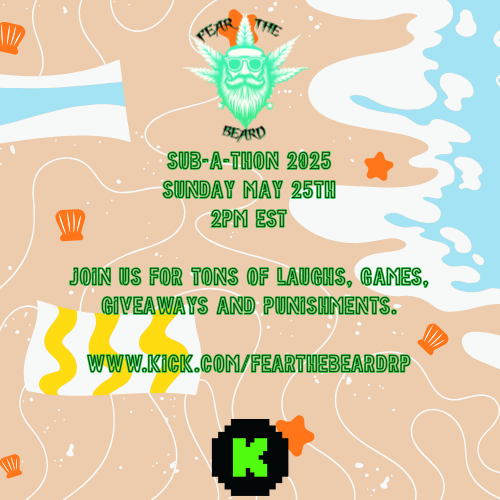 FearTheBeardRP's tweet photo. Getting ready to go live for a little IRL cooking and yard/Garden work. Come kick it with us over on @kick Just chilling vibing thriving and Surviving. Getting stoned and chilling. #HighTideGaming #PickKick #KickOG @KickCommunity https://t.co/bEGLUGlNR3 https://t.co/bqakdaPmlR