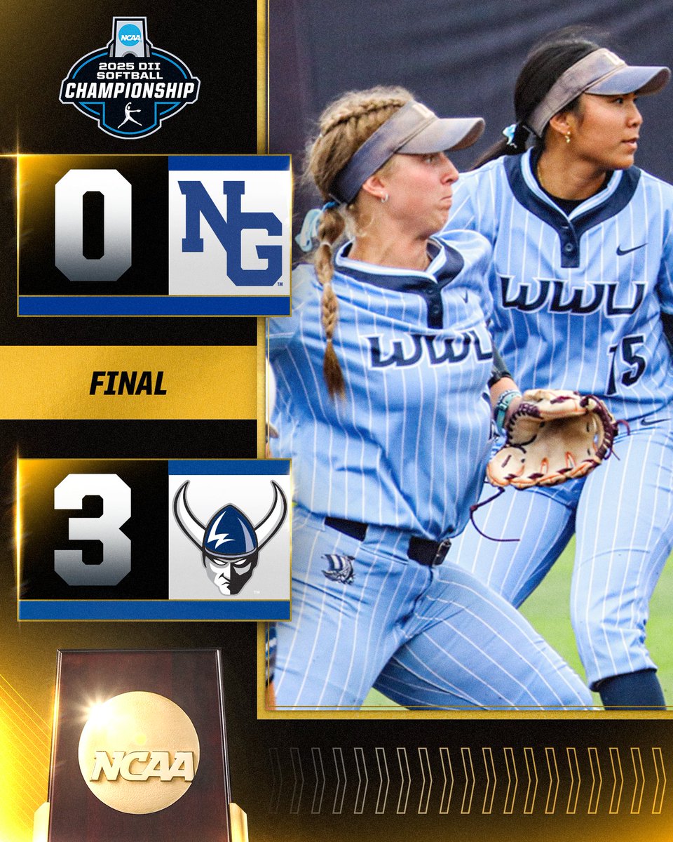 𝐓𝐢𝐦𝐞𝐥𝐲 𝐎𝐟𝐟𝐞𝐧𝐬𝐞 𝐚𝐧𝐝 𝐏𝐢𝐭𝐜𝐡𝐢𝐧𝐠 𝐆𝐞𝐦❗️

It's a 3-0 victory for <a href="/WWUAthletics/">WWU Athletics</a> over North Georgia as the Vikings advance to Game 9 of the #D2SB Championship!

🥎: on.ncaa.com/25D2SBsp 

#D2SB | #MakeItYours