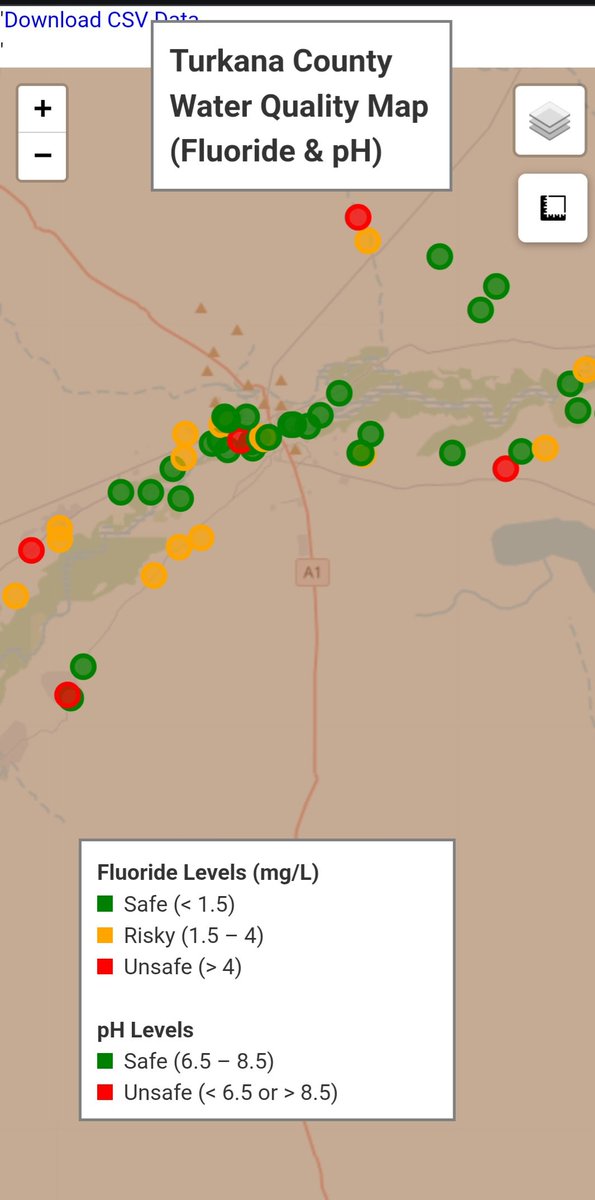 ray_mainnH's tweet image. I built an interactive #WebMap showing water quality (fluoride & pH) in Turkana County, Kenya using #Python, #Folium & #GeoPandas.
It helps visualize safe vs unsafe zones using real sampling data.
See the project: ray-mainah.github.io/turkana-water-…
#Geospatial #DataScience #WaterQuality