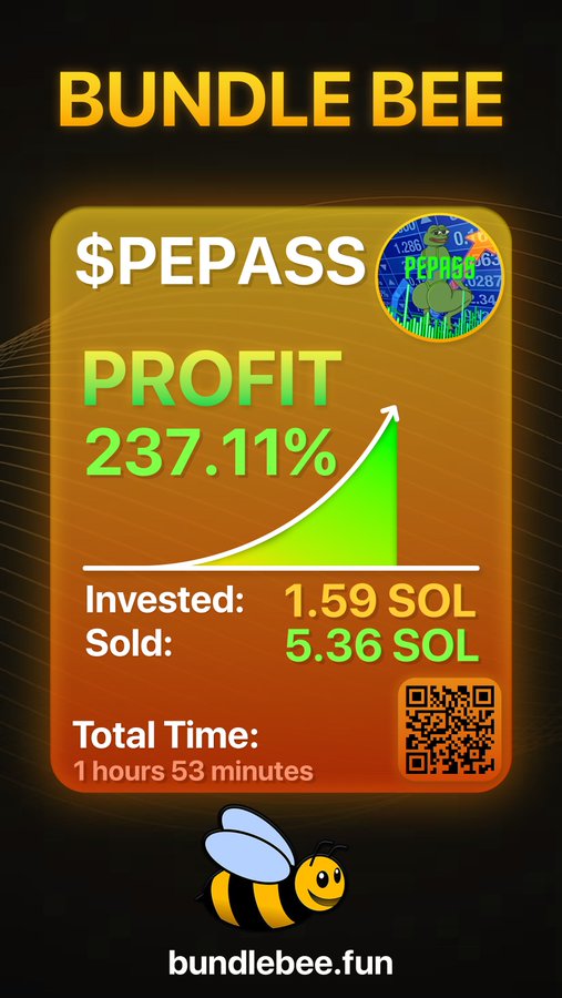 BundleBeeCoin's tweet photo. 5 SOL Giveaway! (1 sol to 5 people)  We are doing this to celebrate the upcoming launch of our $BEE coin on May 24th 🐝#Solana #SolanaMemecoin https://t.co/bMWywZrbhw