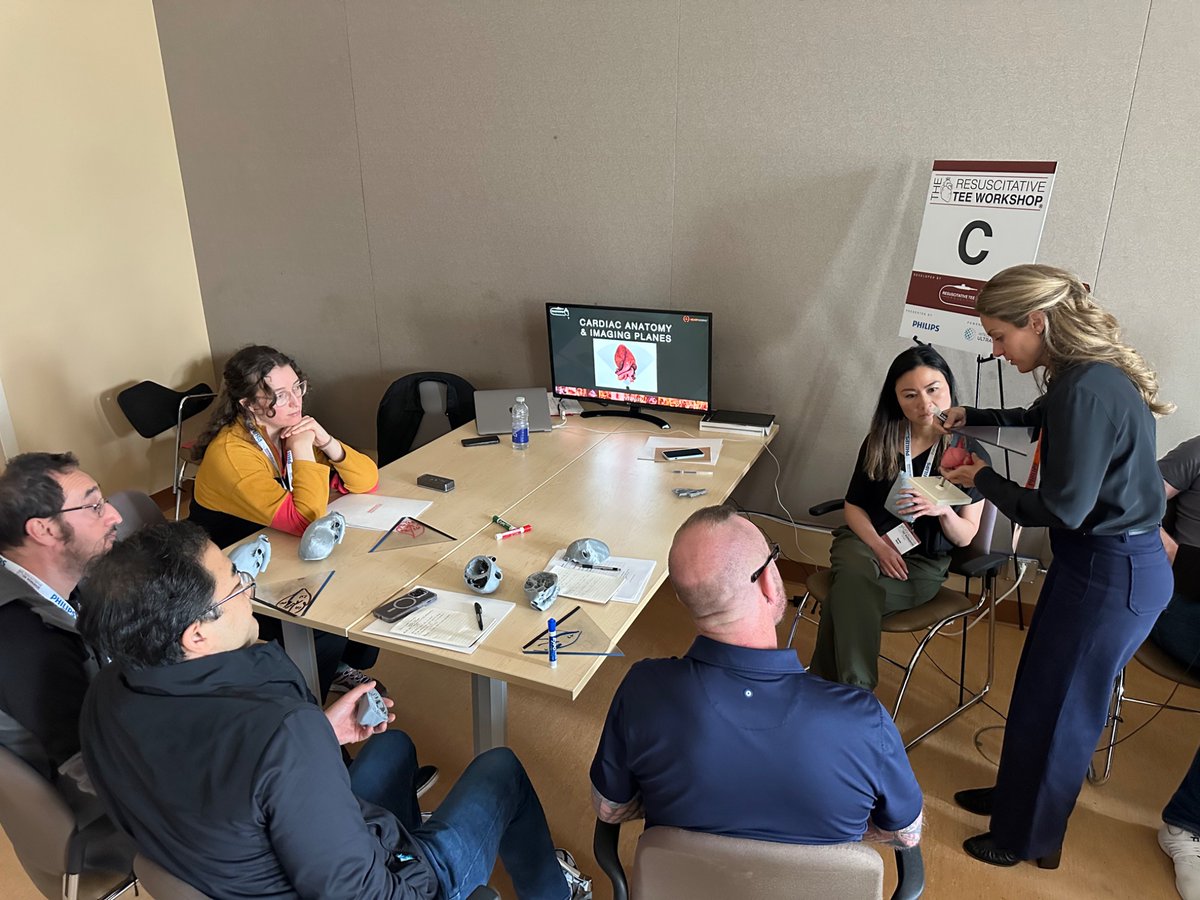 Resuscitative TEE Project (@resusteeproject) on Twitter photo #TheResusTEEWorkshop Montreal is underway!
Following the amazing #H&R25 and preceding #ICEM2025
20 EM/CC physicians learning the fundamentals of #resusTEE
Presented by <a href="/PhilipsPOCUS/">Philips POCUS</a> #TheResusTEEWorkshop Montreal is underway!
Following the amazing #H&R25 and preceding #ICEM2025
20 EM/CC physicians learning the fundamentals of #resusTEE
Presented by <a href="/PhilipsPOCUS/">Philips POCUS</a>