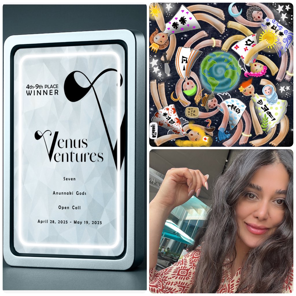 Honored to have won 5th place in the <a href="/venusventuresio/">Venusventures.eth</a>  <a href="/JanelleChalouhi/">Janellechalouhi.eth</a>     art competition with my piece inspired by the Anunnaki deities.
Big thanks to this amazing team for supporting women in art and creating such a powerful space for expression.
#VenusVentures #Anunnaki