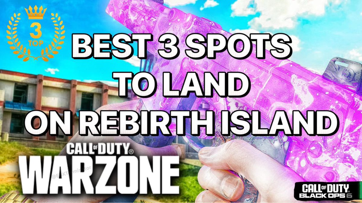 💥🚨 New Video! 💥🚨

Best 3 Spots To Land On Rebirth Island!

youtu.be/qGcqJqZlFD4

Retweet! 👍

#Warzone #EBKTerminator

m.youtube.com/@EBKTerminator