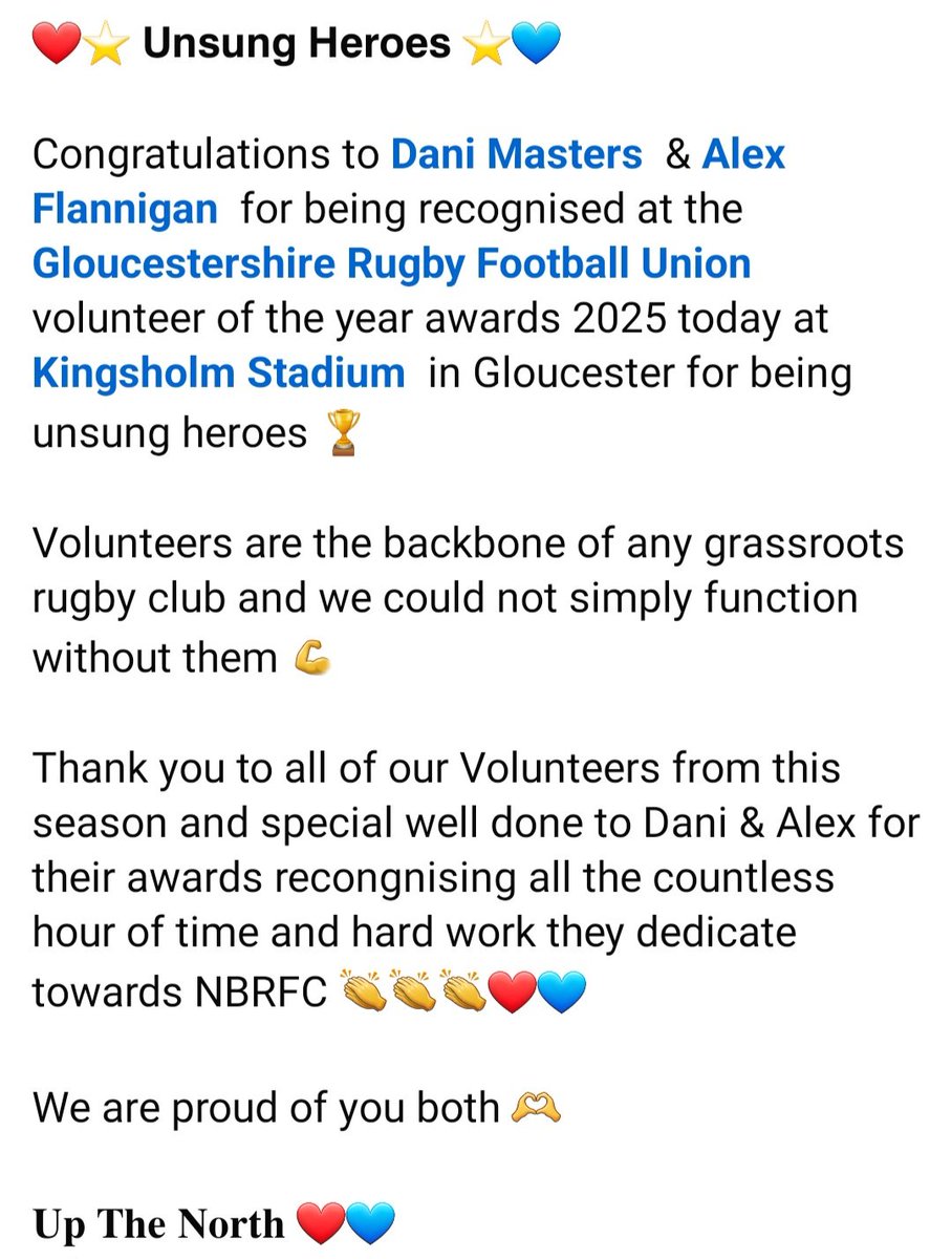 North Bristol RFC tweet media