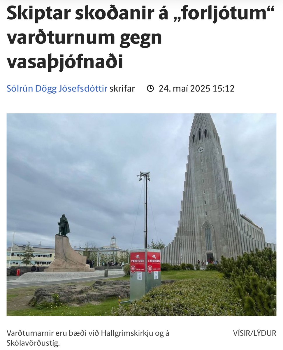 Sigmundur Davíð (@sigmundurdavid) on Twitter photo Er svona fyrir okkur komið?
Í stað þess að taka á rót vandans er stöðugt leitað að nýjum viðbrögðum.
Í stað þess að ná stjórn á landamærunum eru reistir eftirlitsturnar eins og úr vísindaskáldsögu.
Ég er ekki að gagnrýna lögregluna fyrir þetta, hún er sett í það hlutverk að Er svona fyrir okkur komið?
Í stað þess að taka á rót vandans er stöðugt leitað að nýjum viðbrögðum.
Í stað þess að ná stjórn á landamærunum eru reistir eftirlitsturnar eins og úr vísindaskáldsögu.
Ég er ekki að gagnrýna lögregluna fyrir þetta, hún er sett í það hlutverk að