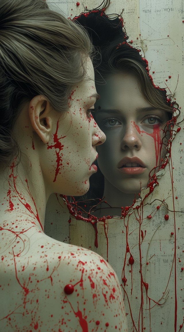 Qt red and white art