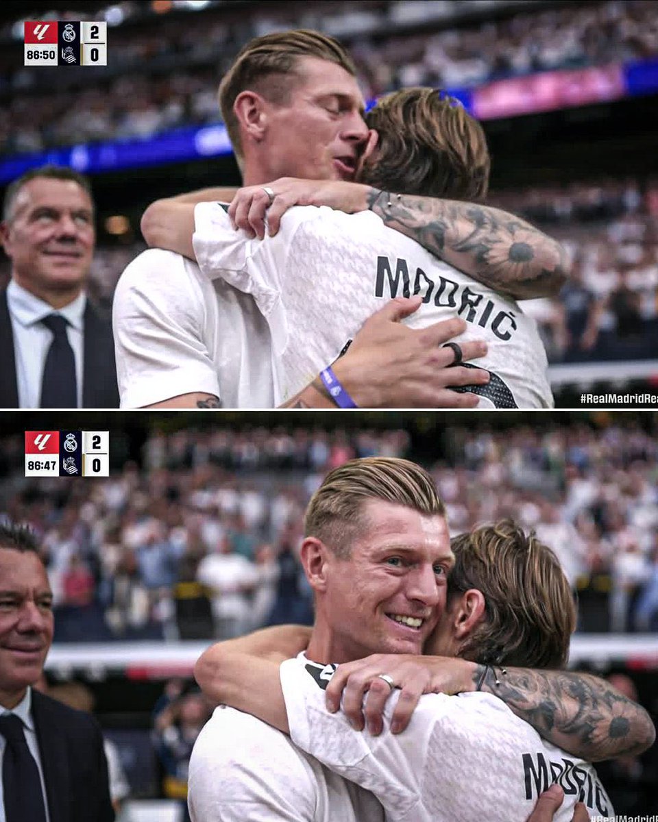Gjorde mig extra glad att Toni Kroos var på plats på Luka Modrics avskedsföreställning på Bernabéu.