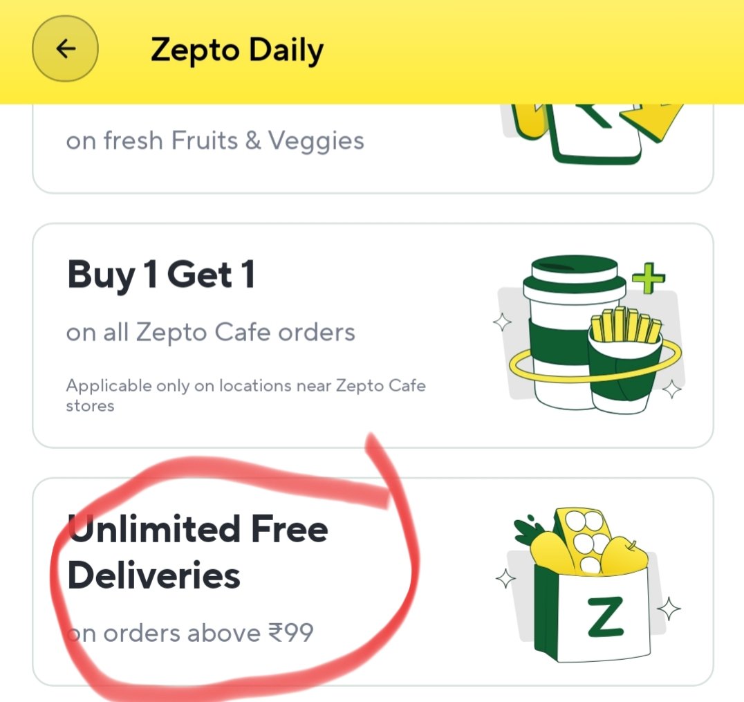 PrakashChikkam's tweet photo. @ZeptoNow @zeptocares @ZeptoNow Could you please respond to my queries regarding why zepto is charging delivery fee when there is a active membership where it's TC says every Order value greater ₹99 is free. But you still chargemore, you don't even respond properly to customer questions https://t.co/71V1ULe14s