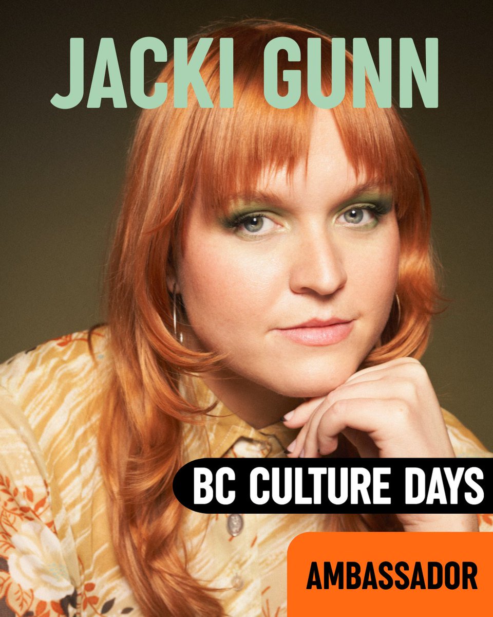 I am so honored to be chosen to be a professional mentor for Jacki Gunn.

culturedays.ca/en/bc/2025-amb…