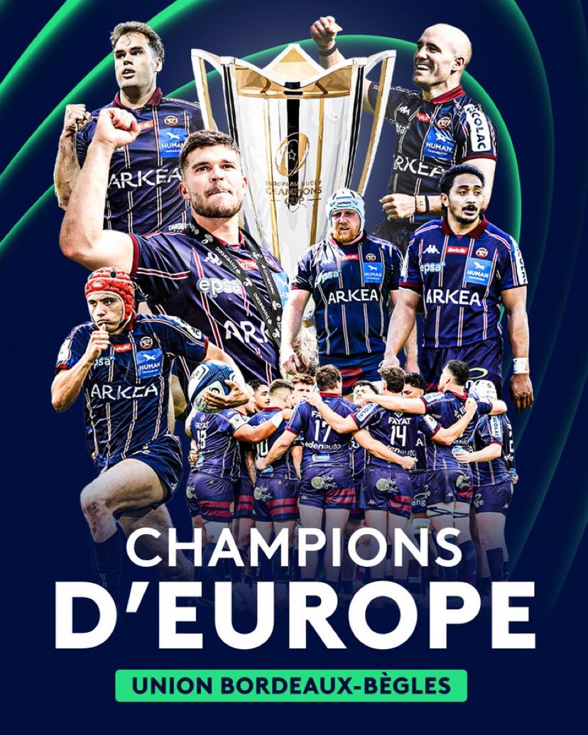 1991-2025, 34 ans de supporting récompensés! Bravo pour le jeu développé toute la saison en Champions Cup… et le plus beau reste à venir on l’espère pour une saison parfaite !😉 #UBBNOR <a href="/UBBrugby/">Union Bordeaux Bègles</a> #ChampionsCup