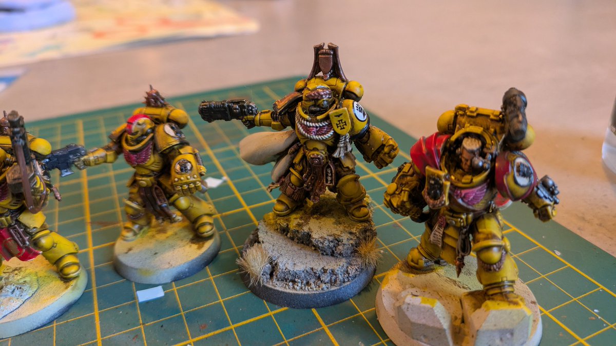 Characters are bathed and ready. Two more squads to go before I move to basing and highlighting.