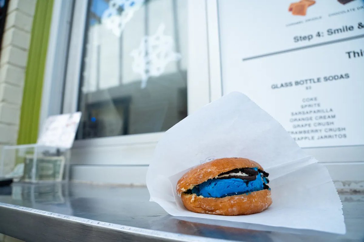 Downtown Mesa (@downtownmesa) on Twitter photo ICYMI: <a href="/novelicecream/">Novel Ice Cream</a> in Downtown Mesa was just named the Best Doughnut Spot in the U.S. by @yelpelitesquad! Their iconic Dough Melt; ice cream in a warm, glazed doughnut is a must-try. Find them at 40 N Macdonald. What’s your go-to order? #downtownmesa #MesaEats ICYMI: <a href="/novelicecream/">Novel Ice Cream</a> in Downtown Mesa was just named the Best Doughnut Spot in the U.S. by @yelpelitesquad! Their iconic Dough Melt; ice cream in a warm, glazed doughnut is a must-try. Find them at 40 N Macdonald. What’s your go-to order? #downtownmesa #MesaEats