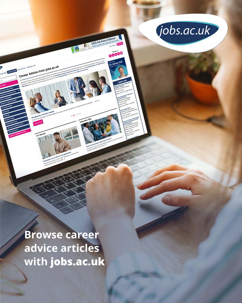 If you're looking for career advice, we may have what you need! ✨

From CV templates, to webinars, to career development advice, take a look at our website today: career-advice.jobs.ac.uk

#CareerAdvice #CareerDevelopment #CV #Webinar