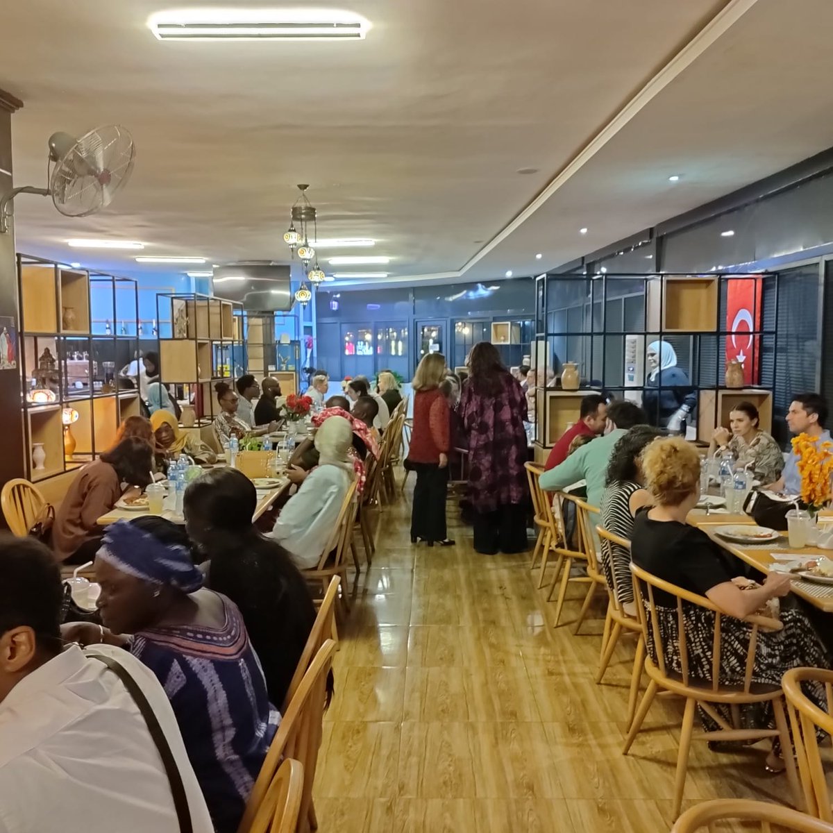 yeenijerya's tweet photo. The program of events organized jointly by Abuja Turkısh Embassy and Yunus Emre Institute within the scope of TurkishCuisineWeek started with the opening dinner at the Anatolia Restaurant, where we tasted the timeless classics of Turkish cuisine.
#yeeorgtr
#TurkishCuisineWeek https://t.co/ykYf5CgJrm