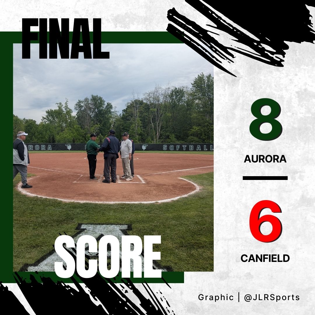 Jonah L. Rosenblum (@jlrsports) on Twitter photo It looks like we have a district champion out of North Royalton!
Congrats to Aurora on topping Canfield, which has ended two of their last three seasons.
A huge win for the Greenmen!
<a href="/SoftballAurora/">Aurora Softball</a> <a href="/auroraathletics/">Aurora Athletics</a> It looks like we have a district champion out of North Royalton!
Congrats to Aurora on topping Canfield, which has ended two of their last three seasons.
A huge win for the Greenmen!
<a href="/SoftballAurora/">Aurora Softball</a> <a href="/auroraathletics/">Aurora Athletics</a>