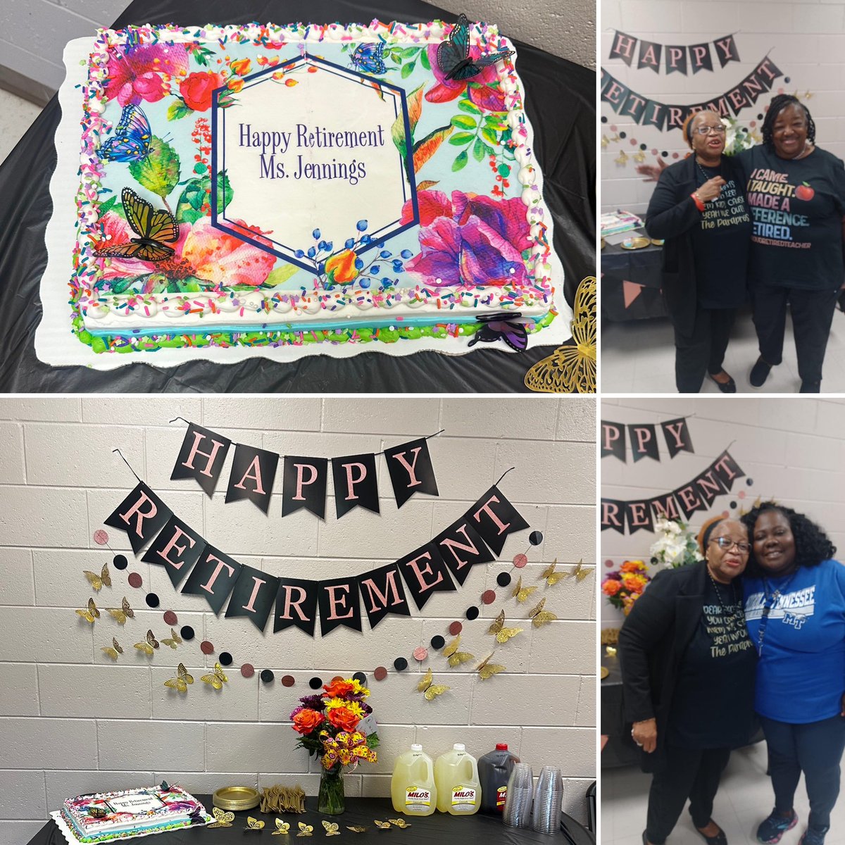 Wishing Ms. Jennings, one of our paraprofessionals, a wonderful retirement! 💕💐🎉 We appreciate all you have done for teachers and students at Isaac Lane.
