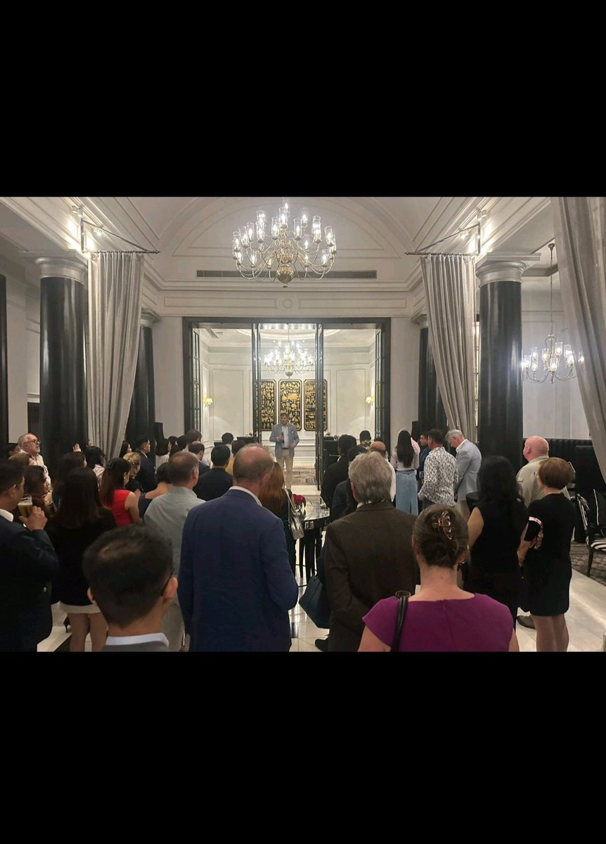 vikramsuthar021's tweet image. Attended a vibrant BCCM evening event yesterday. Privileged to meet Ian Fox, CEO &amp;amp; British Diplomat. Inspiring conversations and valuable connections. #BCCM #networking #Myanmar #BusinessDiplomacy