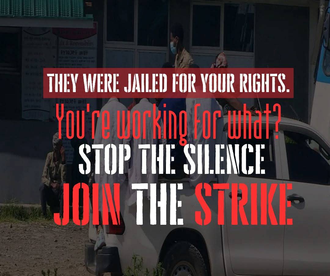 Preconditions for talks:

1. Free all detained health workers

2. Cancel all punishments linked to the movement

3. Reinstate interns &amp; residents to dorms

4. Allow partial strike without interference

Once met, we’re ready to negotiate the 12 points.
#EthiopianHealthStrike