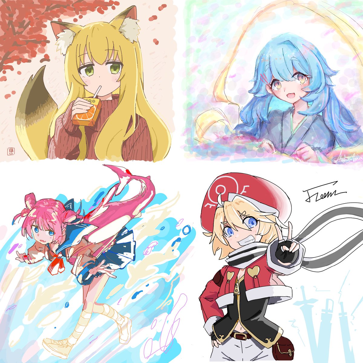 オリキャラ突発絵チャをしました！！！