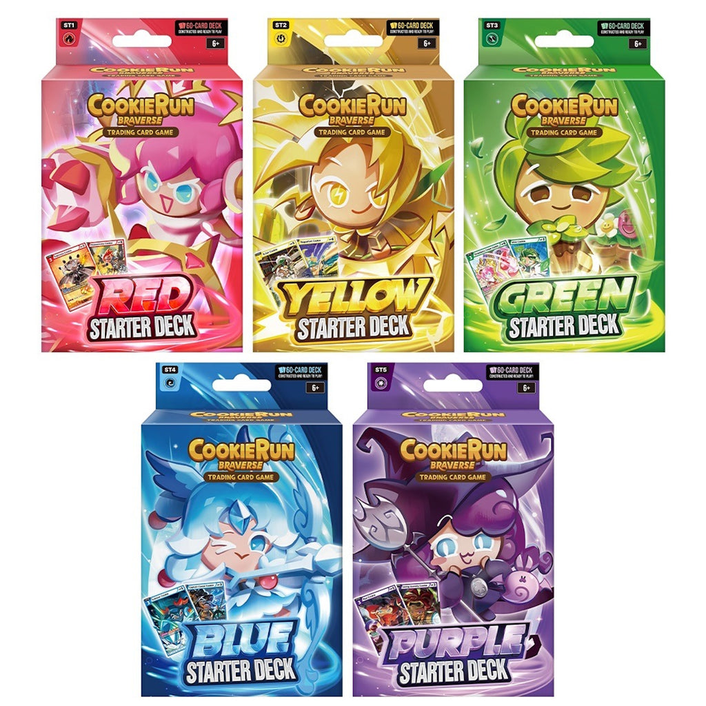 heyshopverse's tweet photo. Now Available for pre-order! CookieRun Braverse TCG: Brave Beginning 5 Starter Deck Set: Red, Yellow...
Shop now ππ https://t.co/tBj8BAOIrV
#shopville #videogame #Pokemon #TCG #tcgstore #PS5 #Nintendo #preordergames #gameshop #gamenews #anime #SquareEnix #Figma https://t.co/qbVc5kMoLE