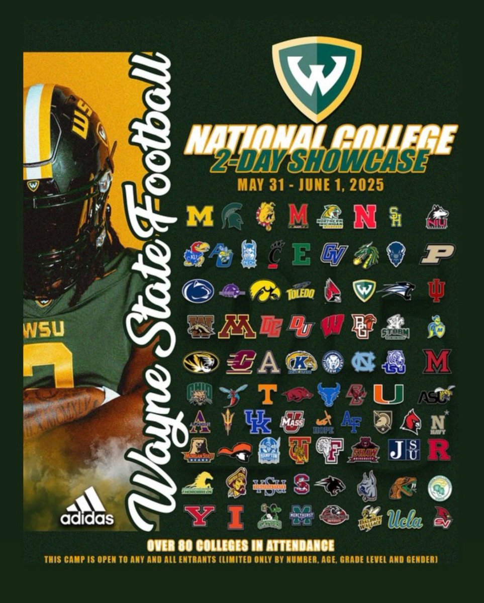 Jayden Rodgers (@jaydenrodgers42) on Twitter photo I’ll be at the National College Showcase Camp in Detroit Michigan on May 31st - June 1st!!! @SMSBacademy  <a href="/adidasfootball/">adidas Football</a> <a href="/WillieATuckerSr/">Willie A Tucker Sr</a> @EliteAthletes <a href="/wilber_68beast/">Coach Rivera</a> <a href="/CoachEdinborou1/">Coach E</a> I’ll be at the National College Showcase Camp in Detroit Michigan on May 31st - June 1st!!! @SMSBacademy  <a href="/adidasfootball/">adidas Football</a> <a href="/WillieATuckerSr/">Willie A Tucker Sr</a> @EliteAthletes <a href="/wilber_68beast/">Coach Rivera</a> <a href="/CoachEdinborou1/">Coach E</a>