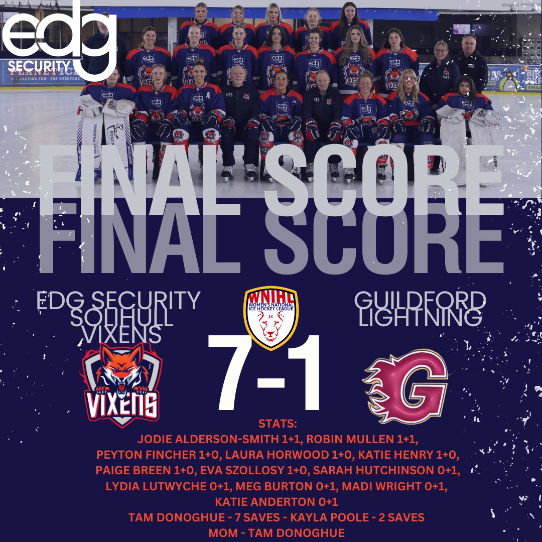 A big semi final win against the Lightning! 

Paige Breen and Eva Szollosy scoring their first Vixens goals! 

Onto the final tomorrow at 5pm vs Queen Bees! 

🦊🦊🦊🦊