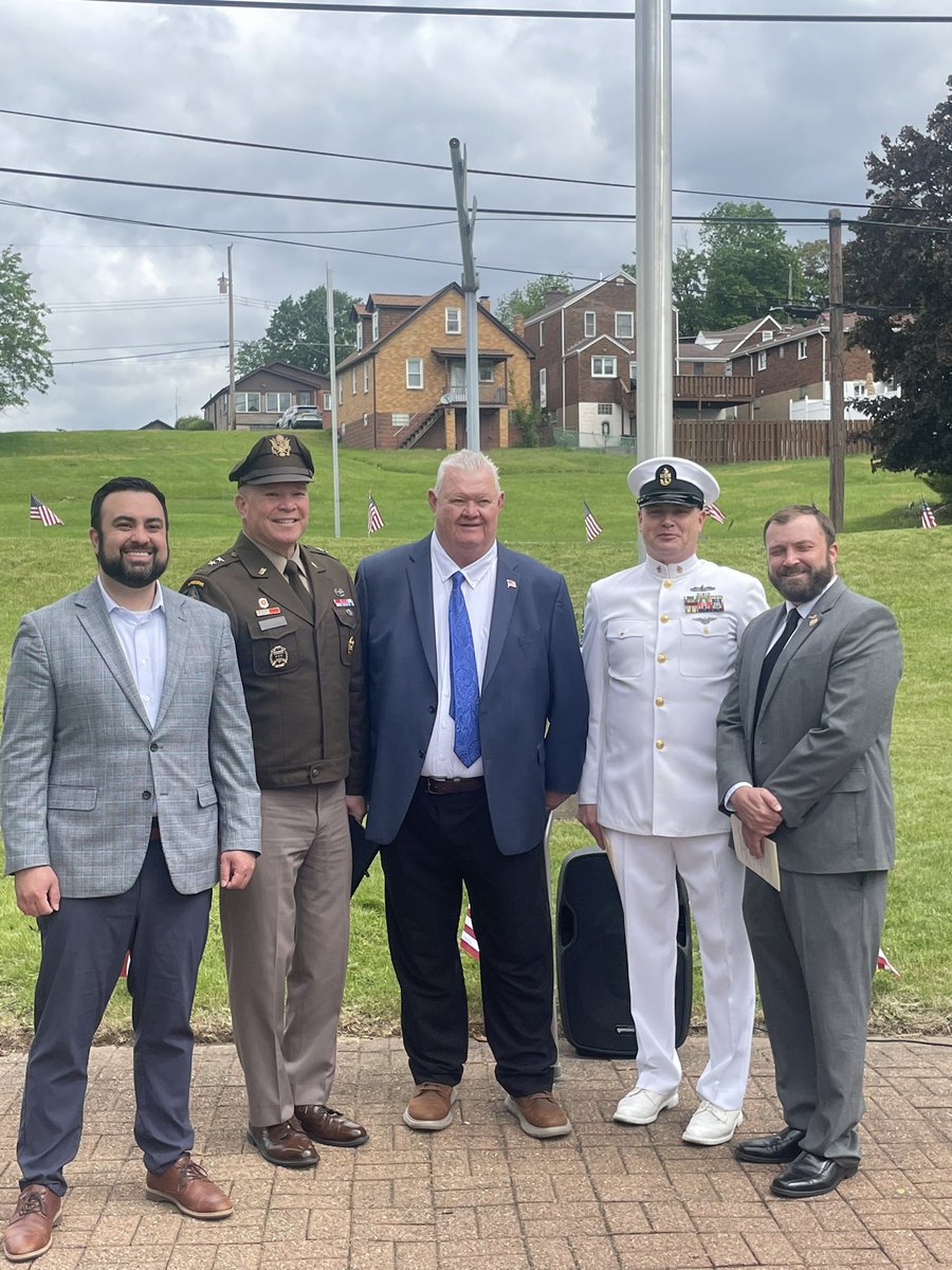 Senator Nick Pisciottano (@senpisciottano) on Twitter photo Another beautiful Memorial Day Ceremony today in West Mifflin.
Thank you to Mayor Chris Kelly, <a href="/WestMifflinPA/">West Mifflin Borough</a> and VFW Post 914 'Intrepid' for organizing today’s event. It’s always a pleasure seeing Major General John Pippy, the Adjutant General of PA who oversees the <a href="/PADMVA/">PA Department of Military and Veterans Affairs</a>! Another beautiful Memorial Day Ceremony today in West Mifflin.
Thank you to Mayor Chris Kelly, <a href="/WestMifflinPA/">West Mifflin Borough</a> and VFW Post 914 'Intrepid' for organizing today’s event. It’s always a pleasure seeing Major General John Pippy, the Adjutant General of PA who oversees the <a href="/PADMVA/">PA Department of Military and Veterans Affairs</a>!