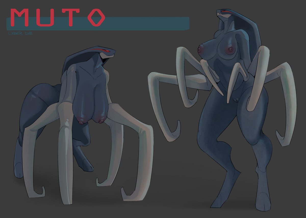 Additional Femuto details updated
🎨: CYBER

#Godzilla #Kaiju #NSFW  #Muto #furryart #rule34 #ゴジラ #MonsterVerse