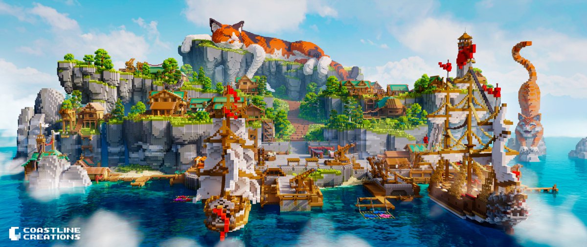 Cat Coast 🐾⛵

Built by <a href="/builder_sunrise/">SunriseDeBuilder</a> &amp; <a href="/Humanlyk_/">HumanLuke 💣</a> 

#Minecraftbuilds #minecraft建築コミュ #Minecraft #MinecraftArt #MinecraftServer
