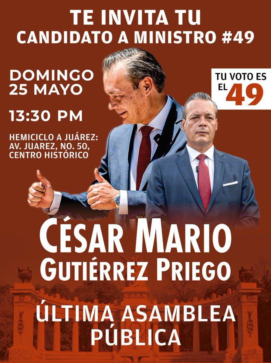 Amigas y amigos: MAÑANA será nuestra última asamblea informativa y la haremos en el Hemiciclo a Juárez a la 1:30 PM.

Los invito a que nos acompañen con sus familiares y amigos y escuchen el importante mensaje que compartiremos.