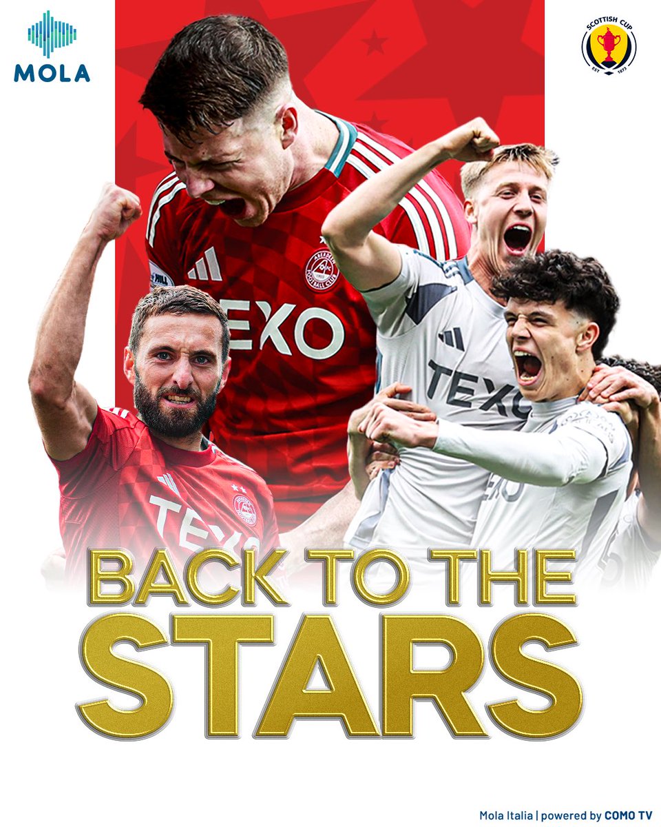 _Como_TV's tweet image. LA SCOTTISH CUP È DELL’ABERDEEN!🏆

I #Dons conquistano il trofeo 35 anni dopo contro il Celtic. 🏴󠁧󠁢󠁳󠁣󠁴󠁿
Dopo l’1-1 nei 120’, è #Mitov a prendersi la scena ai calci di rigore con due penalty parati. 🧤🔥 

🎙️ @UglionoRoberto 

#Mola