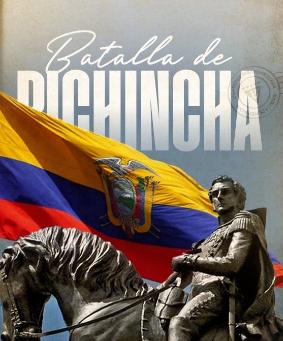 #BatallaDePichincha 🇪🇨 |

El 24 de mayo recordamos una de las gestas más trascendentales de la historia, la victoria en las faldas del volcán Pichincha, que selló el camino hacia la independencia del Ecuador.