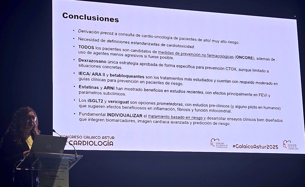 SOGACAR Cardiología (@sogacar_) on Twitter photo Cardiotoxicidad del tratamiento oncológico. ¿Qué fármacos
nos ayudan a reducir el riesgo?
Dra. Isabel Muñoz Pousa. POVISA, Vigo #GalaicoAstur2025 <a href="/SOGACAR_/">SOGACAR Cardiología</a> <a href="/SAsCardiologia/">Cardiología Asturias</a> Cardiotoxicidad del tratamiento oncológico. ¿Qué fármacos
nos ayudan a reducir el riesgo?
Dra. Isabel Muñoz Pousa. POVISA, Vigo #GalaicoAstur2025 <a href="/SOGACAR_/">SOGACAR Cardiología</a> <a href="/SAsCardiologia/">Cardiología Asturias</a>