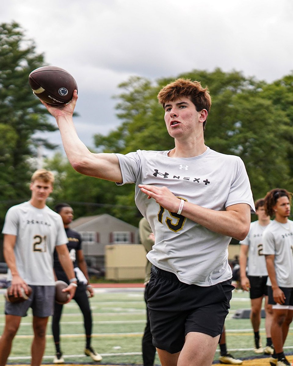 Billy Tucker (@theucreport) on Twitter photo Good group of quarterbacks today in New Jersey #UANext
Among them is a pair of high-level 2027 prospects in <a href="/KeeganCroucher/">Keegan Croucher</a> and <a href="/PeterBourque7/">Peter Bourque c/o2027</a> Good group of quarterbacks today in New Jersey #UANext
Among them is a pair of high-level 2027 prospects in <a href="/KeeganCroucher/">Keegan Croucher</a> and <a href="/PeterBourque7/">Peter Bourque c/o2027</a>