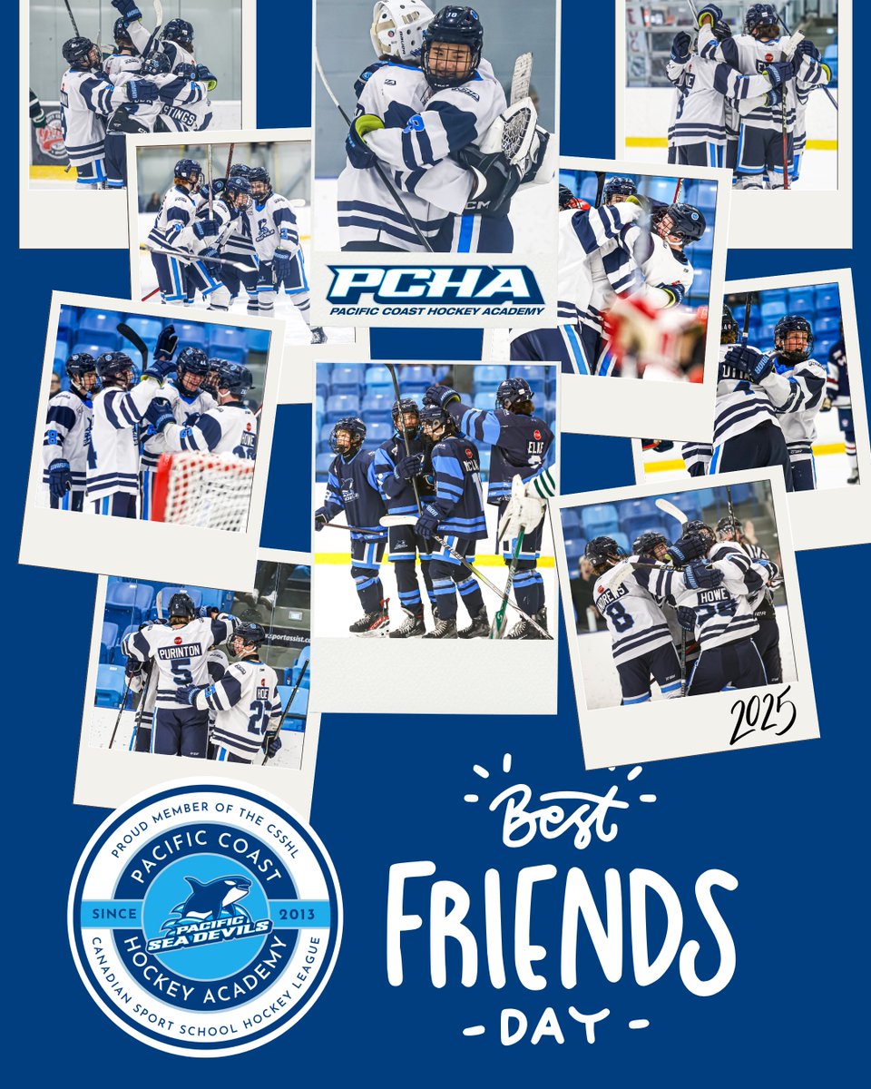 PacificSeaDevil's tweet photo. We've said it before and we'll say it again: Hockey friends are the best friends! #bestfriendsday #goseadevilsgo https://t.co/n4kG9u61FM
