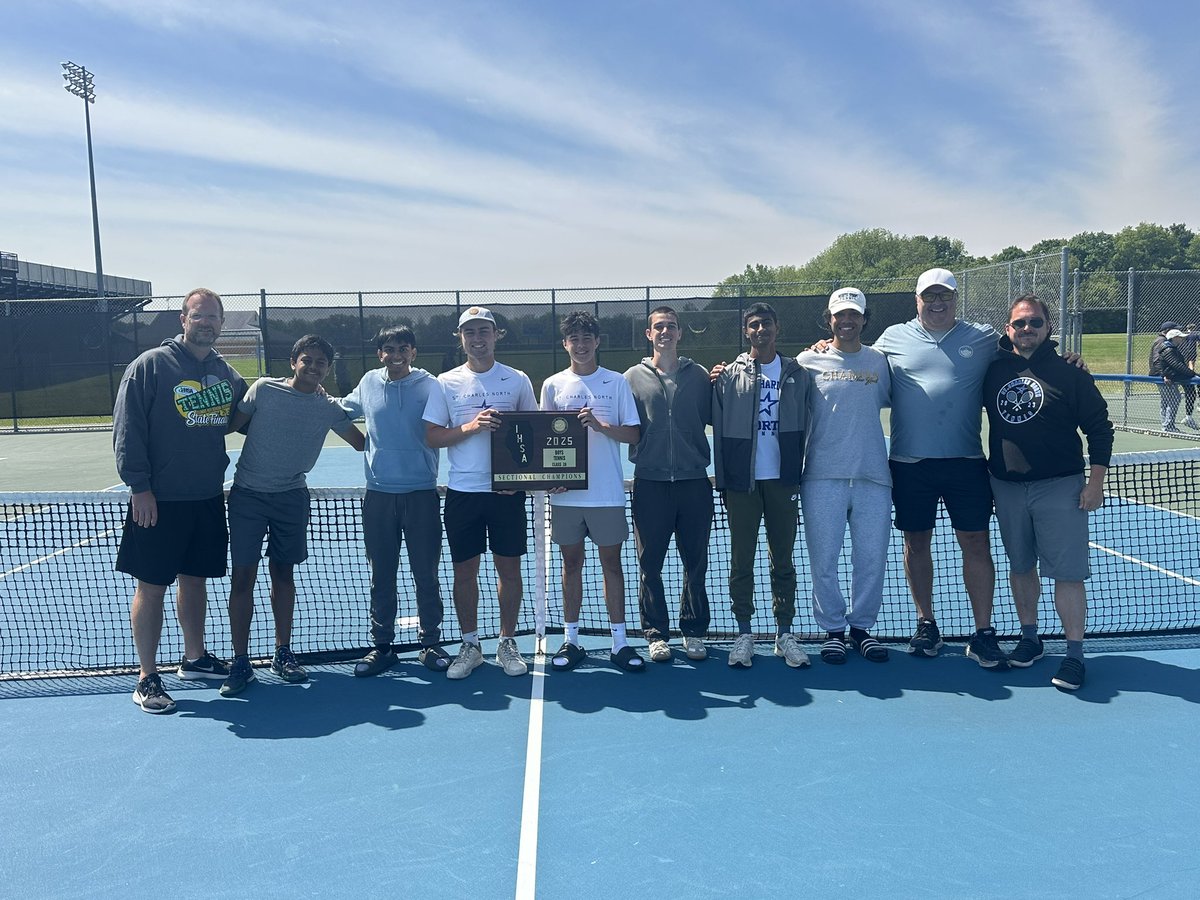 🏆🎾Sectional Champs!🎾🏆

Congrats to Boys Tennis on winning their 3rd straight Sectional Title! 

Next stop-STATE for our Doubles-Weddle &amp; Goddard!

#SectionalStars🤩🏆
