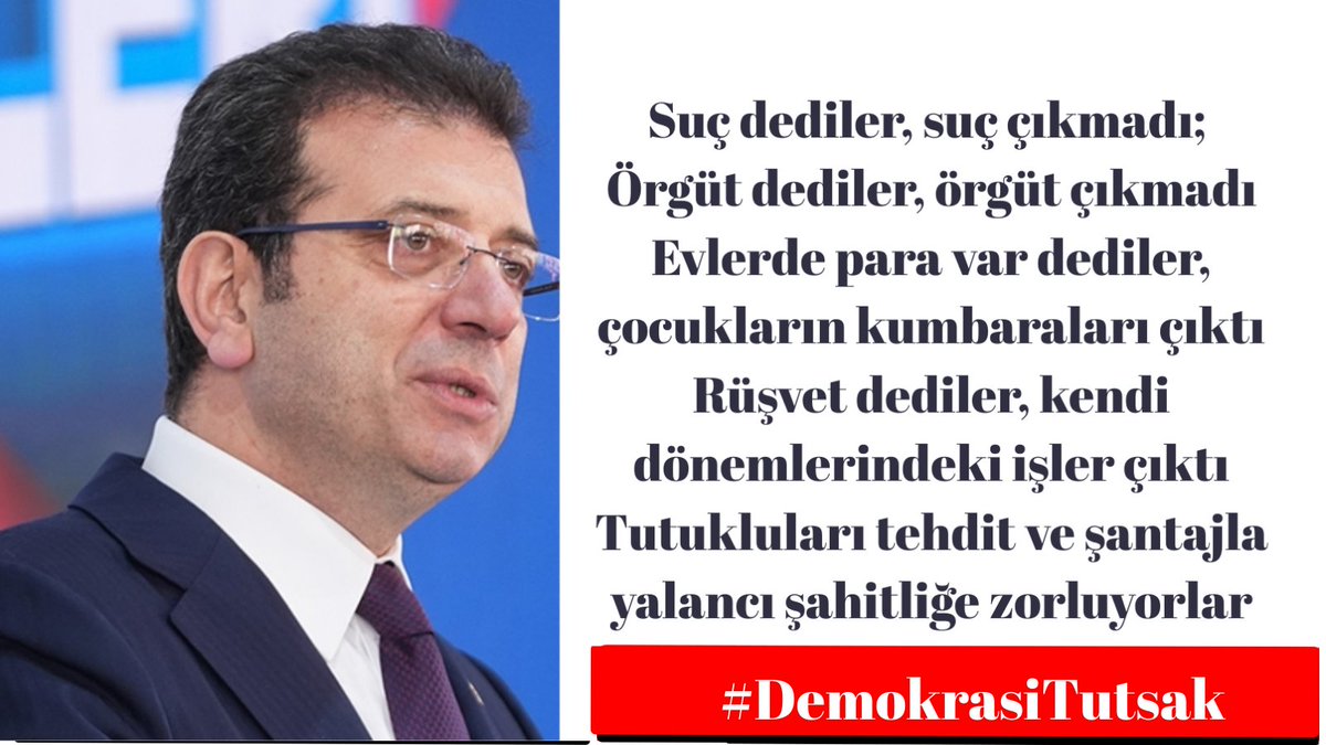 Bu karar, yalnızca bir kişi hakkında değil, Türkiye demokrasisi hakkında verilmiş karanlık bir hüküm gibi okunmalıdır...
#DemokrasiTutsak