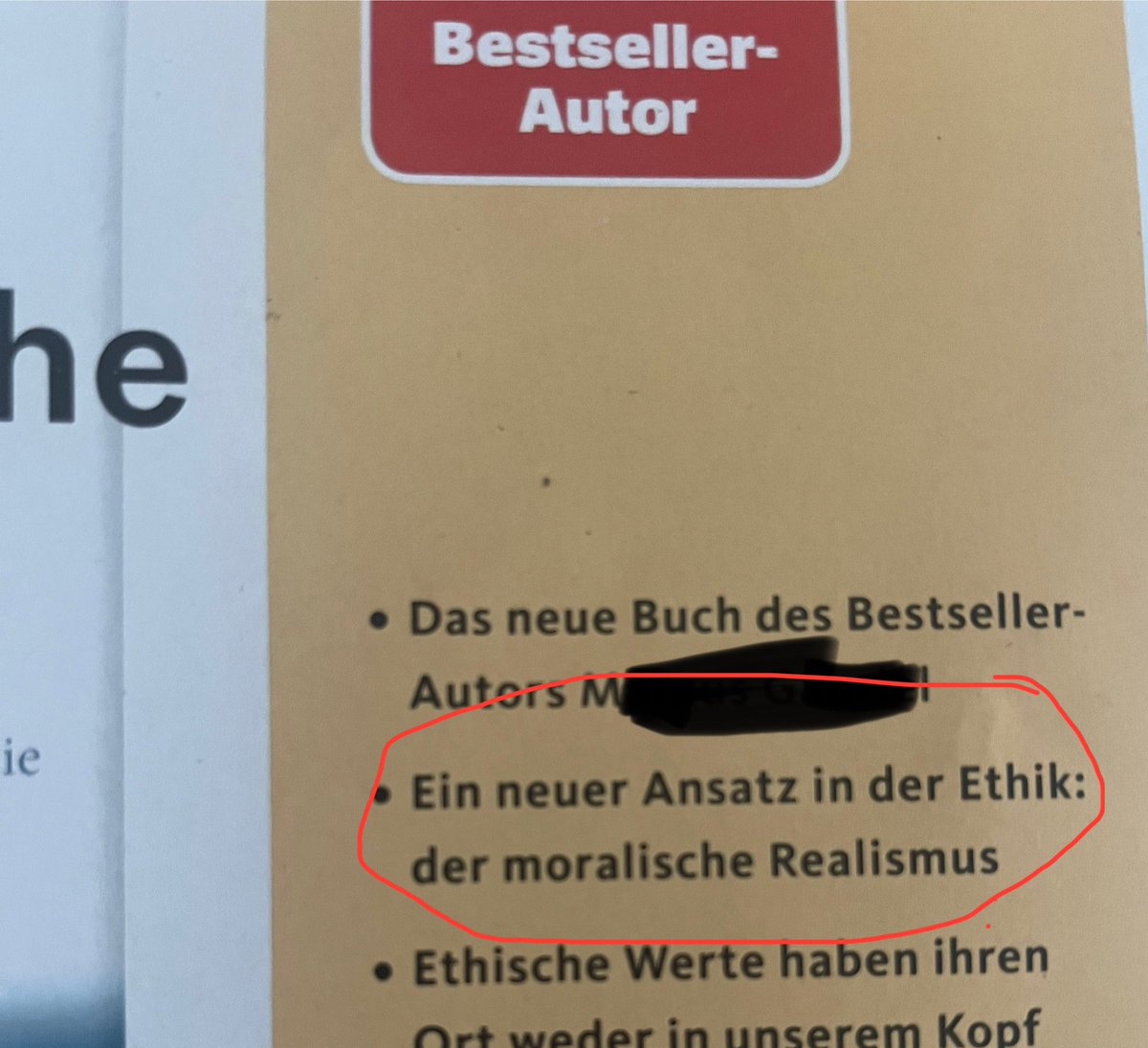 Brandneue Position in der Philosophie, seit 2,5 Tsd. Jahren heiß erwartet, jetzt endlich da.
