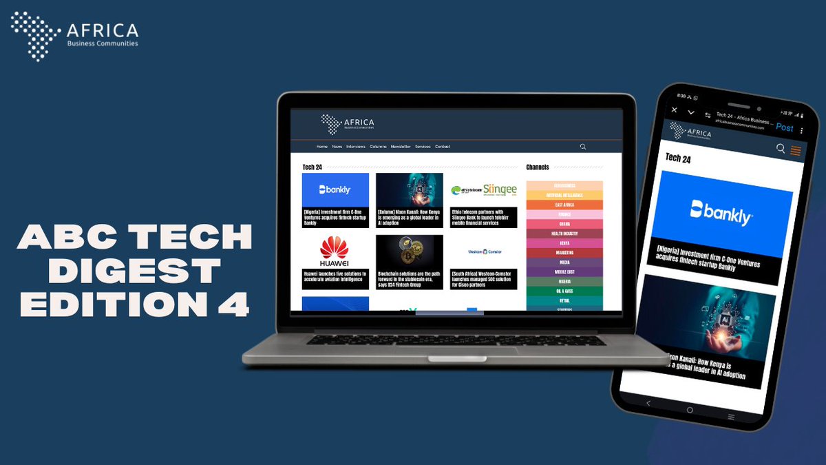 [ABC TECH DIGEST EDITION 4] Kenya launches hashtag#AI &amp; hashtag#cloud pioneer initiative

#Tech #africa #news #cloud <a href="/NicKanali/">N.Kanali</a>  <a href="/Koigibob/">Bob Koigi</a>  

bit.ly/4jnGPvQ