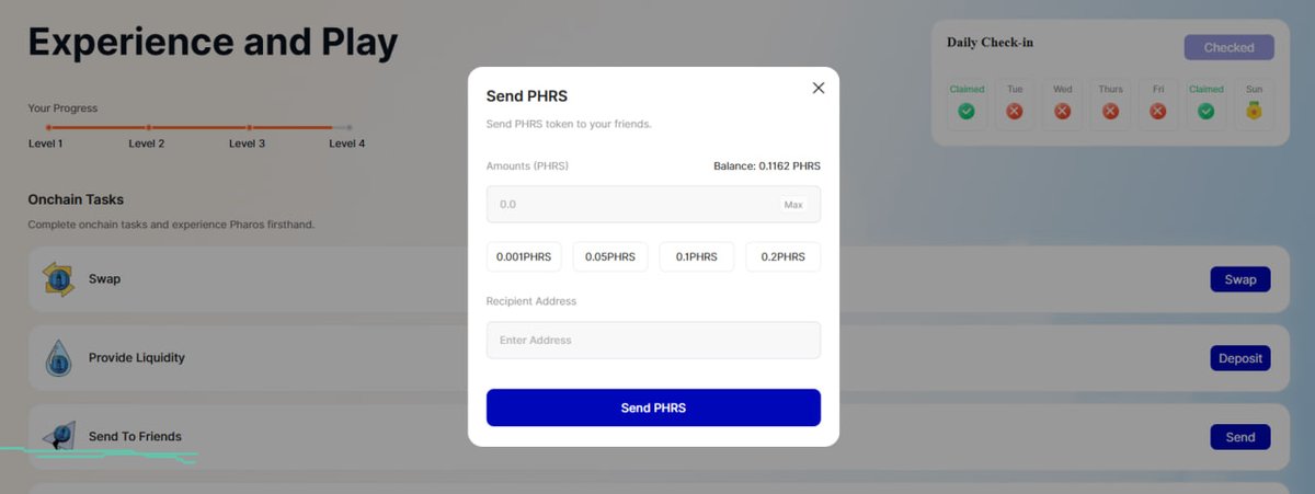 Ro~TM ๐ง๐ฉ (@crypto212226) on Twitter photo ๐ <a href="/pharos_network/">Pharos | Testnet Live</a> Testnet Airdrop! ๐
Complete tasks to qualify
๐Join: testnet.pharosnetwork.xyz/experience?invโฆ
โ
Swap
โ
Provide Liquidity
โ
Send to Friends
๐ My Address: 0x74c493237f54929B7fFB959471e9656583AFe8Bf
๐ฌ Drop your address below and Iโll share mine back๐
#testnet <a href="/GiveRep/">GiveRep</a> ๐ <a href="/pharos_network/">Pharos | Testnet Live</a> Testnet Airdrop! ๐
Complete tasks to qualify
๐Join: testnet.pharosnetwork.xyz/experience?invโฆ
โ
Swap
โ
Provide Liquidity
โ
Send to Friends
๐ My Address: 0x74c493237f54929B7fFB959471e9656583AFe8Bf
๐ฌ Drop your address below and Iโll share mine back๐
#testnet <a href="/GiveRep/">GiveRep</a>