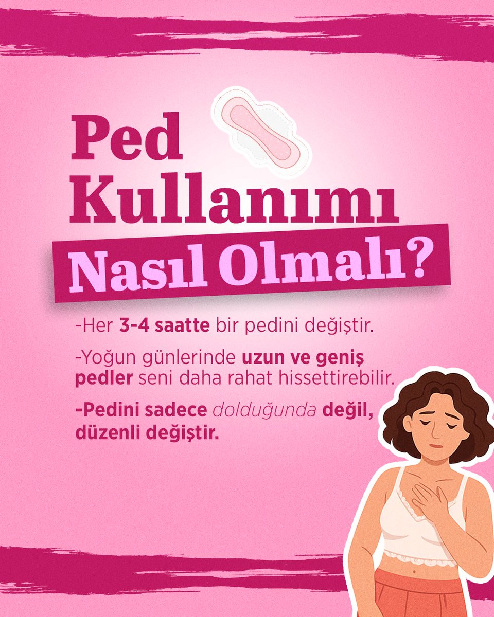 Regl Rehberi 101: Ped kullanımı nasıl olmalı?

Regl döneminde hijyen ve rahatlık, hem sağlığın hem de konforun için çok önemli. Kendini daha iyi hissetmek için basit ama etkili adımlara dikkat etmeyi unutma! 🫶🏻