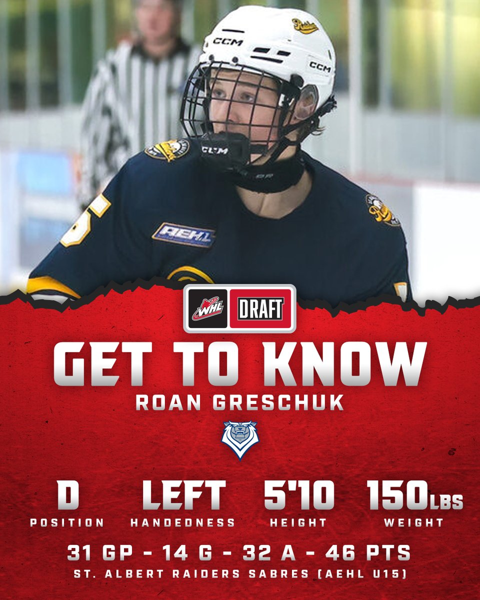 Western Hockey League (@thewhl) on Twitter photo Roan Greschuk, meet the Western Hockey League.
Western Hockey League, meet Roan Greschuk.
<a href="/victoriaroyals/">Victoria Royals</a> | #WHLDraft Roan Greschuk, meet the Western Hockey League.
Western Hockey League, meet Roan Greschuk.
<a href="/victoriaroyals/">Victoria Royals</a> | #WHLDraft